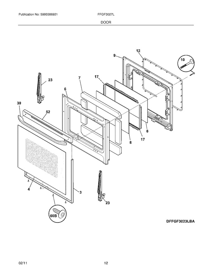 Diagram for FFGF3027LWB