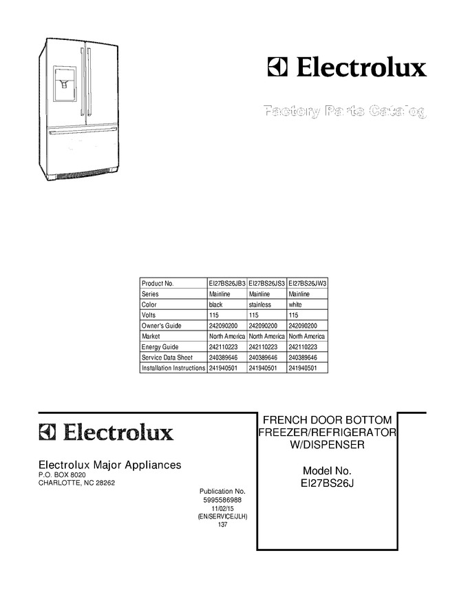 Diagram for EI27BS26JW3