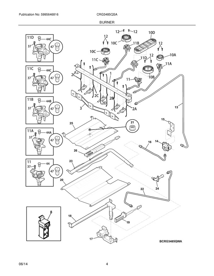 Diagram for CRG3485QSA