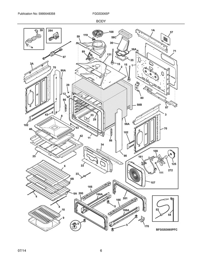 Diagram for FGGS3065PWC