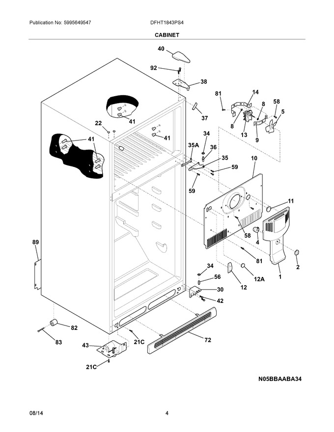 Diagram for DFHT1843PS4