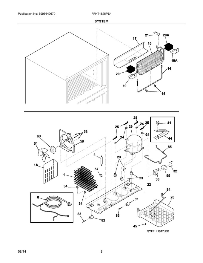 Diagram for FFHT1826PS4