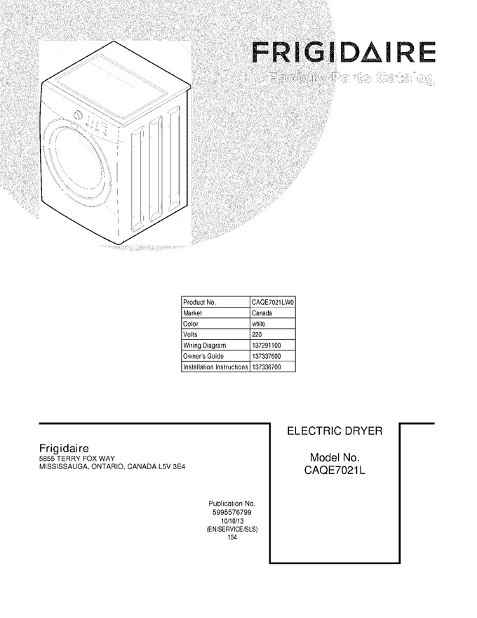 Diagram for CAQE7021LW0