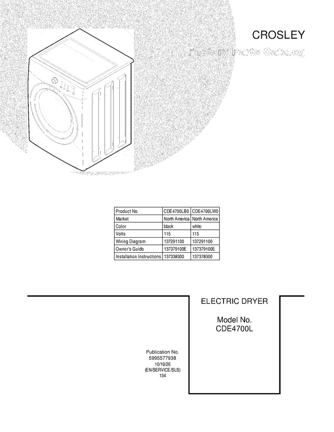 Diagram for CDE4700LB0