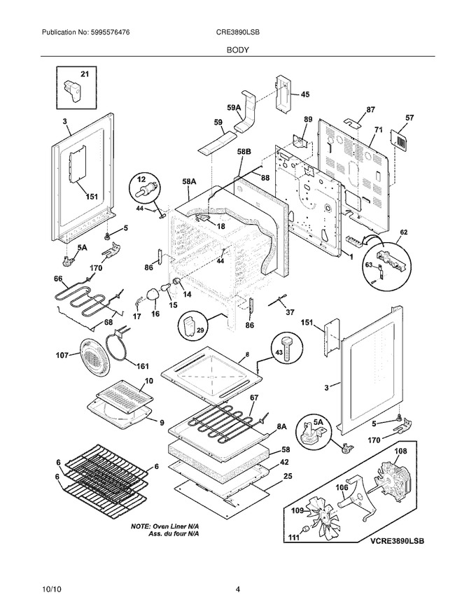 Diagram for CRE3890LSB