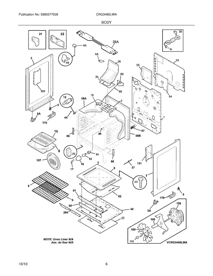 Diagram for CRG3490LWA