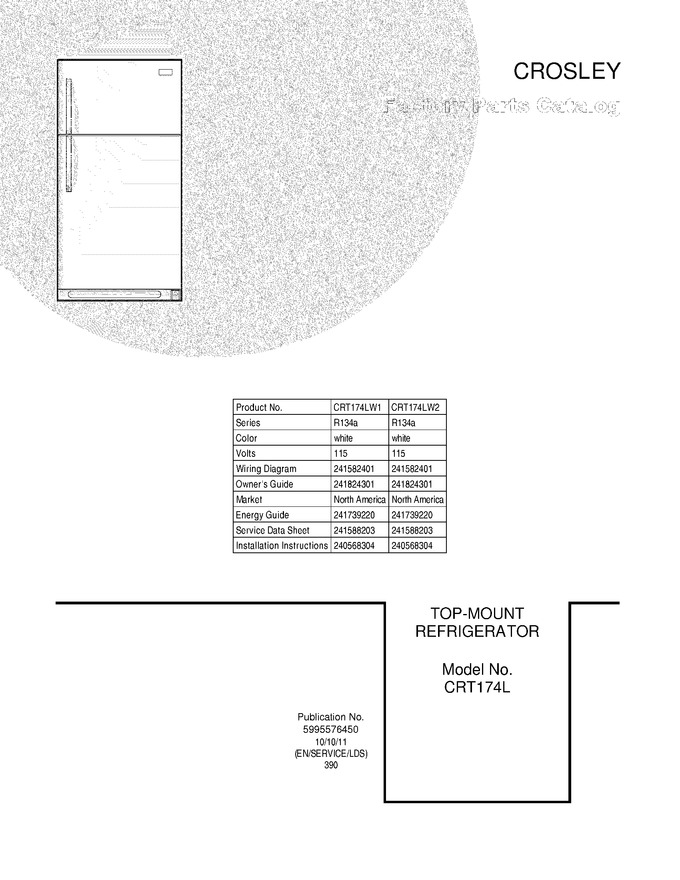 Diagram for CRT174LW2