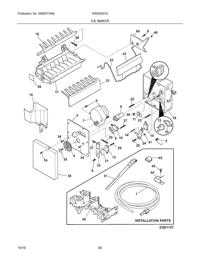 Diagram for EW26SS70IW3