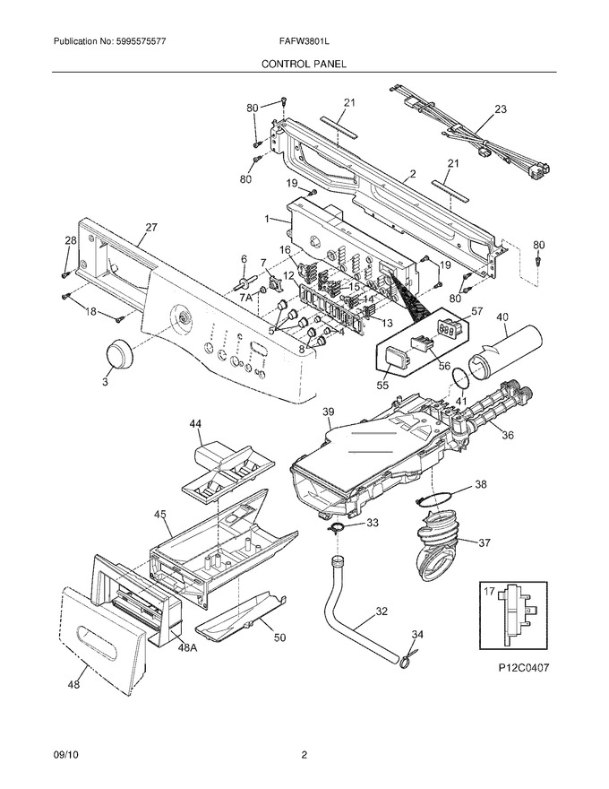 Diagram for FAFW3801LB0