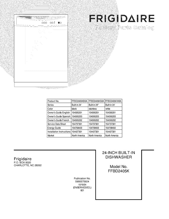 Diagram for FFBD2405KW0A