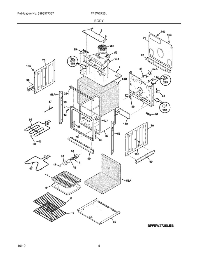 Diagram for FFEW2725LBB