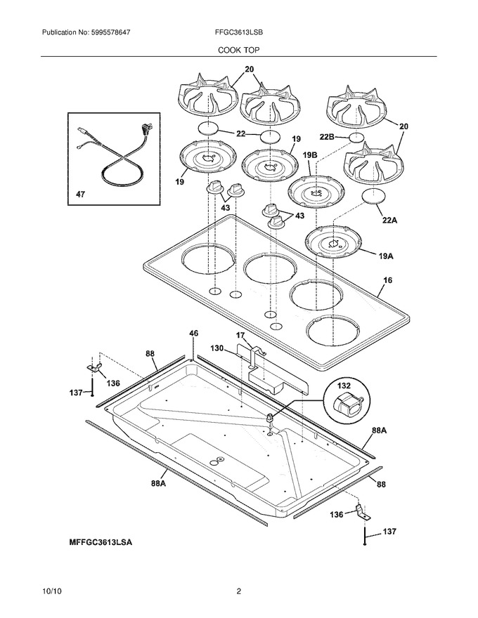 Diagram for FFGC3613LSB