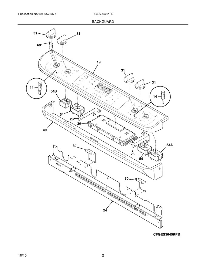 Diagram for FGES3045KFB