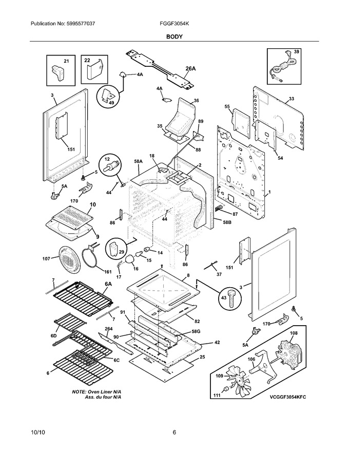 Diagram for FGGF3054KWJ