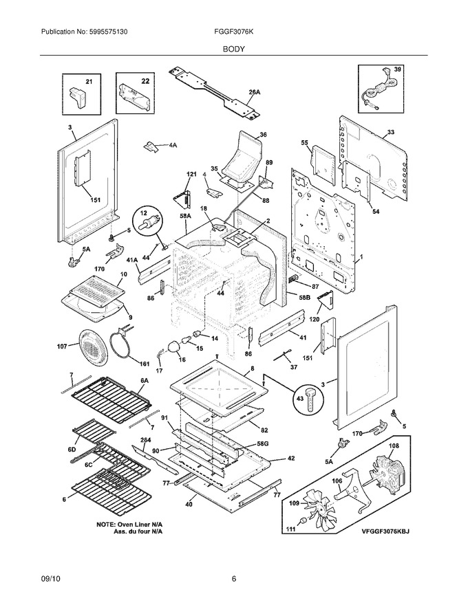 Diagram for FGGF3076KBJ