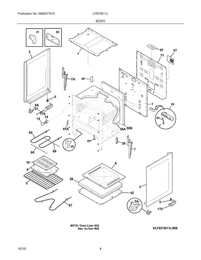 Diagram for LFEF3011LWB