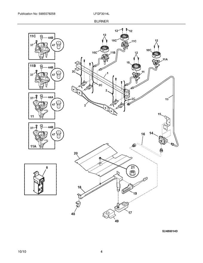 Diagram for LFGF3014LWC