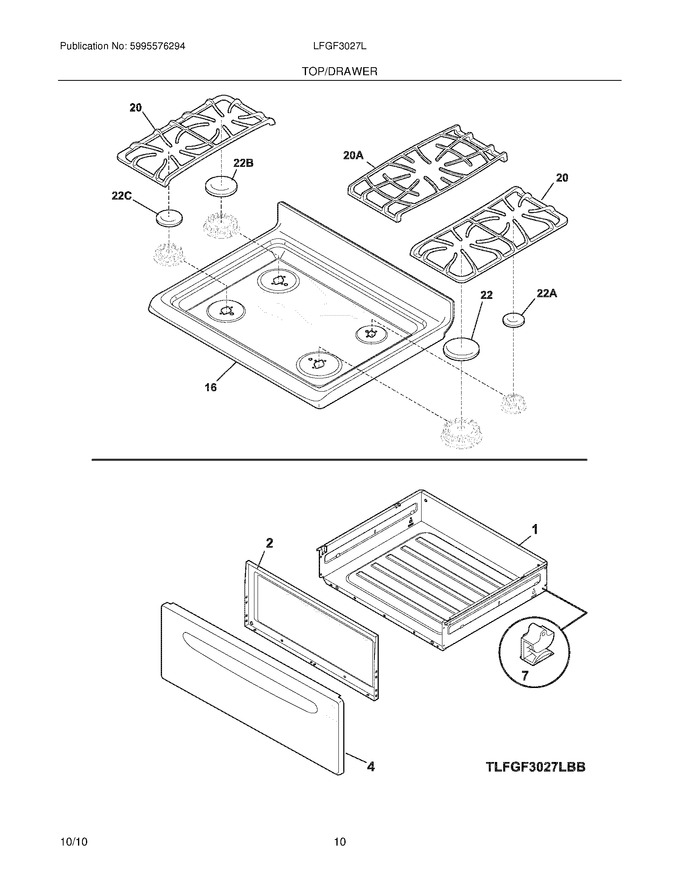 Diagram for LFGF3027LWB