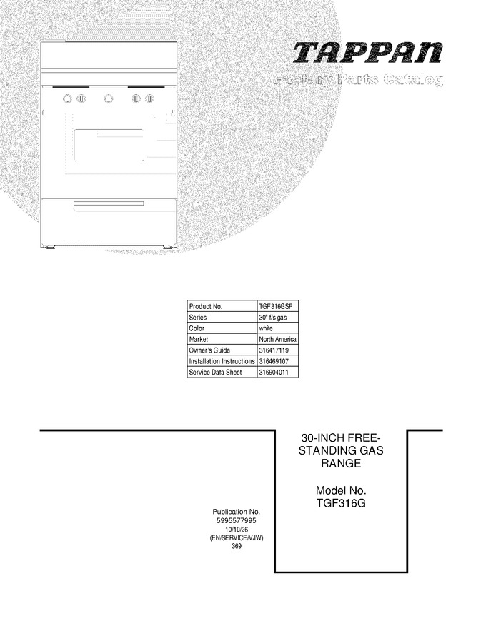 Diagram for TGF316GSF