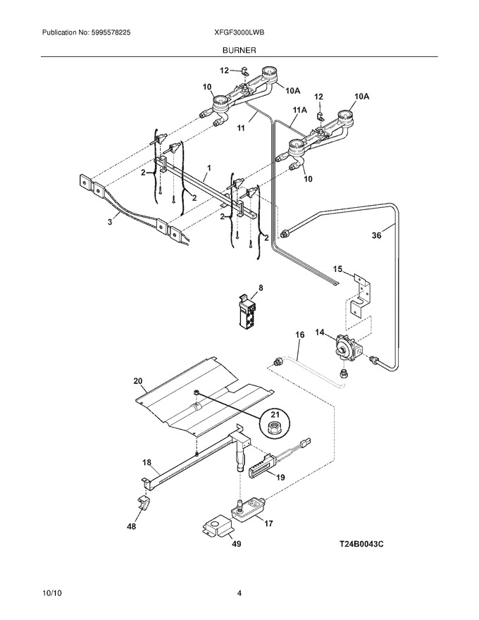 Diagram for XFGF3000LWB