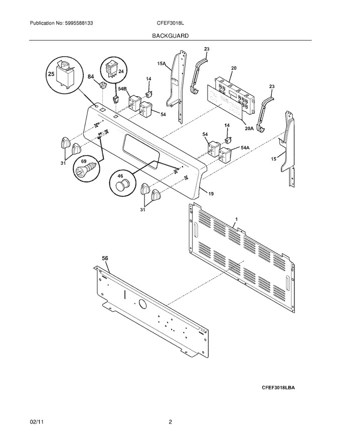 Diagram for CFEF3018LWD