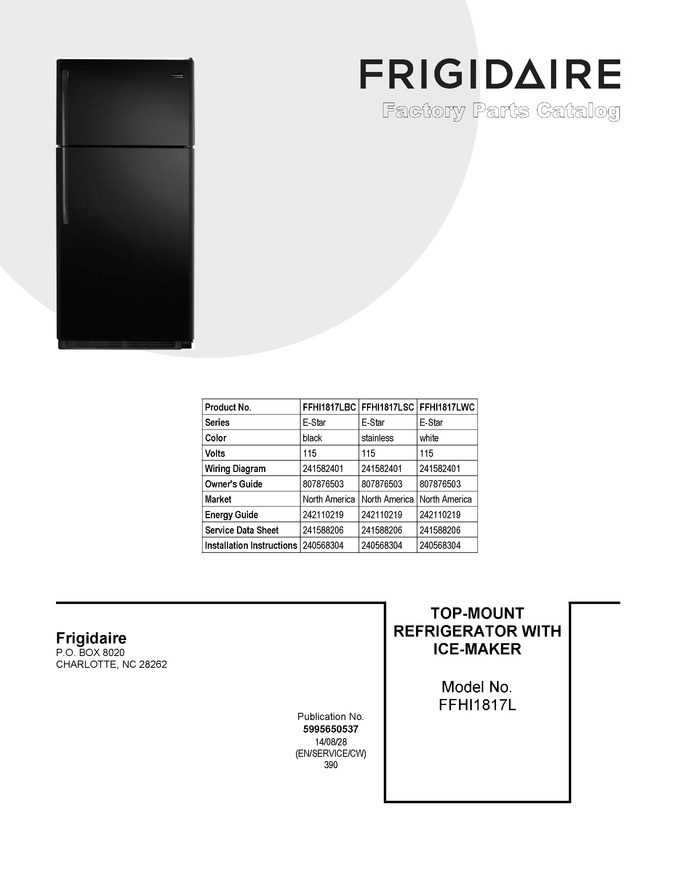 Diagram for FFHI1817LSC