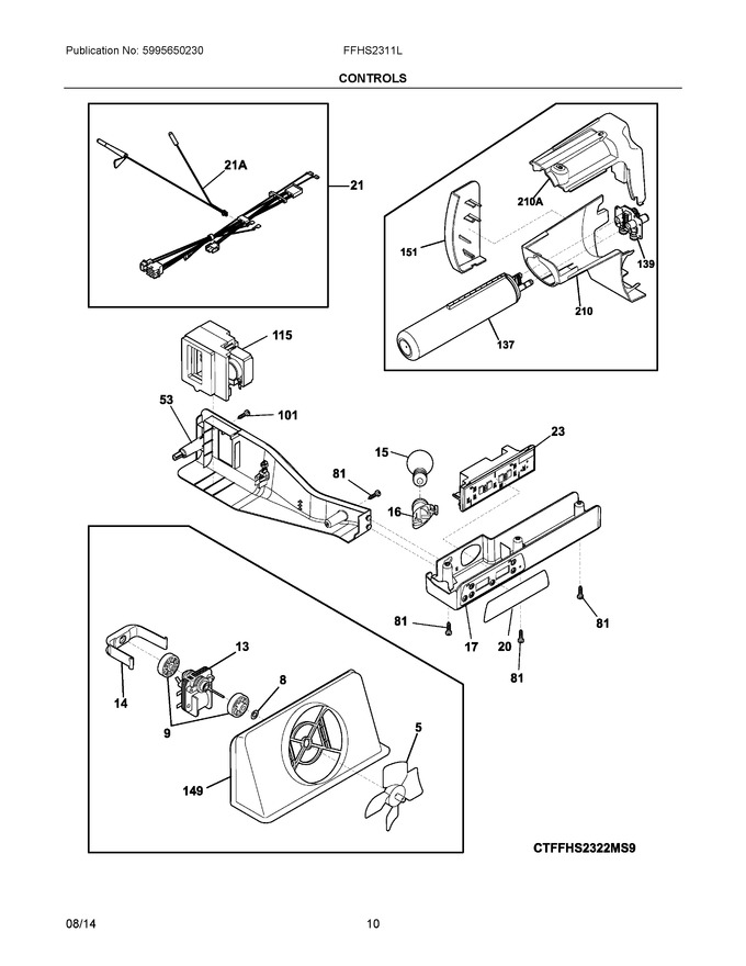 Diagram for FFHS2311LWEA