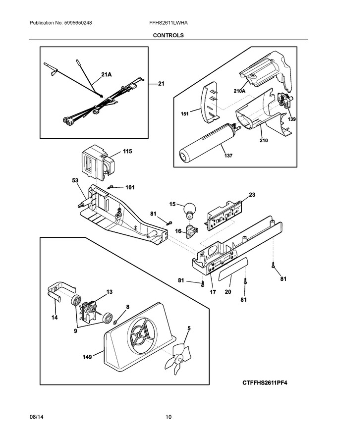 Diagram for FFHS2611LWHA