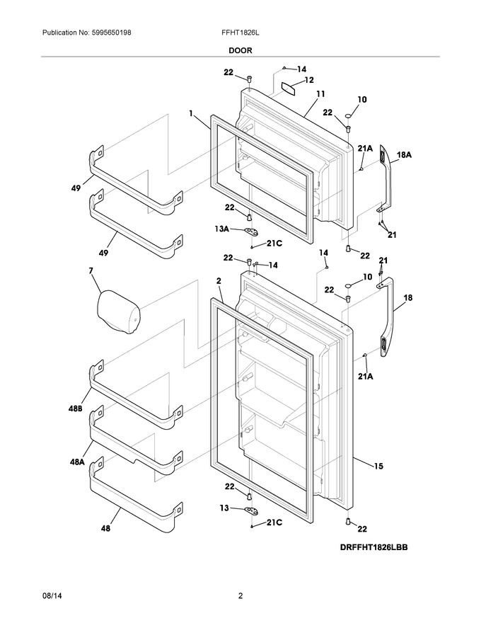 Diagram for FFHT1826LQD