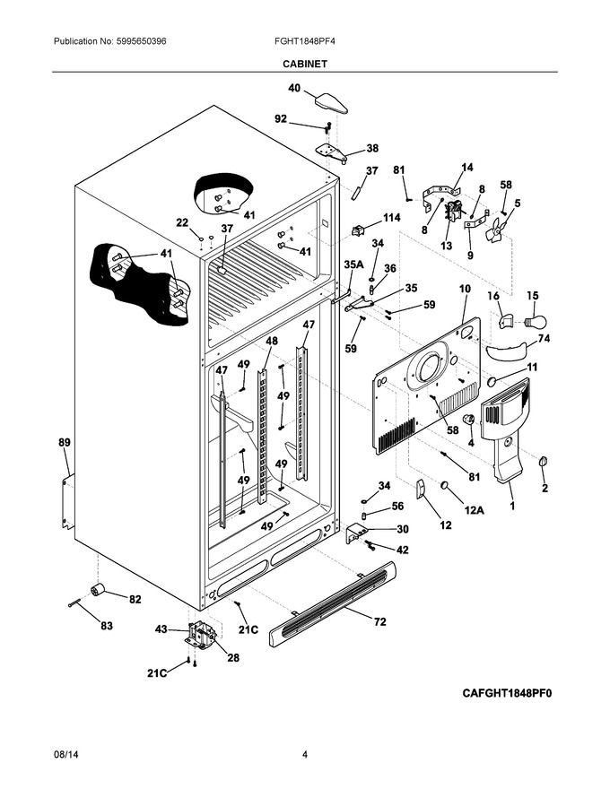 Diagram for FGHT1848PF4