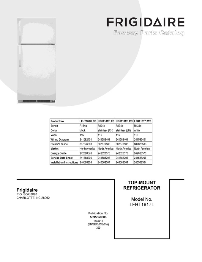 Diagram for LFHT1817LFB