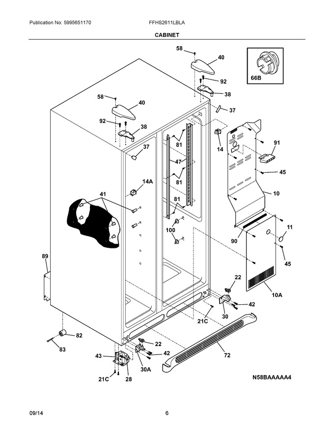 Diagram for FFHS2611LBLA