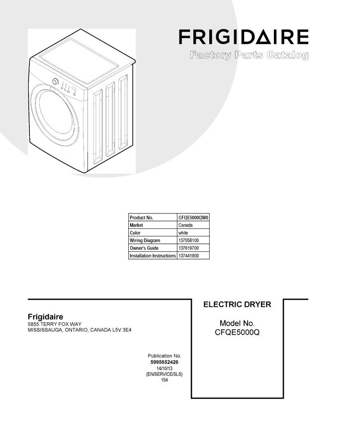 Diagram for CFQE5000QW0