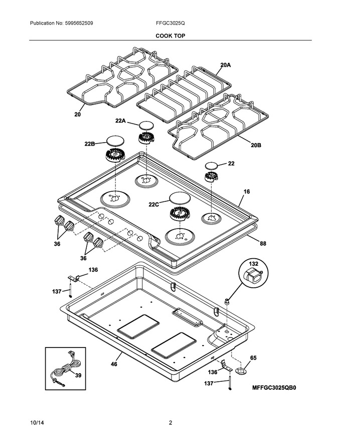 Diagram for FFGC3025QBA