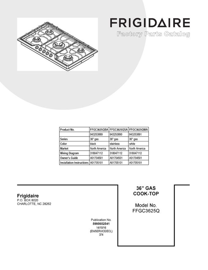 Diagram for FFGC3625QWA