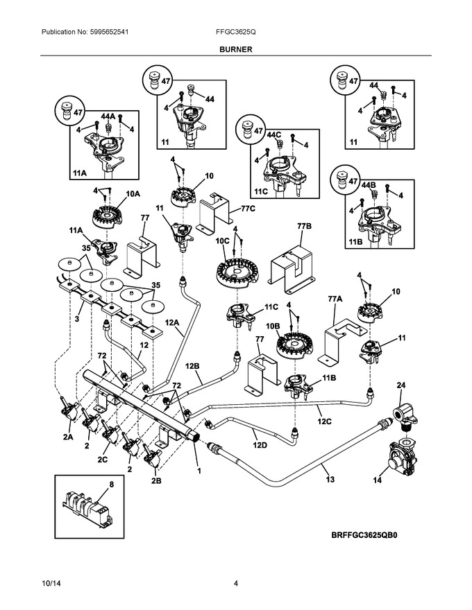 Diagram for FFGC3625QBA