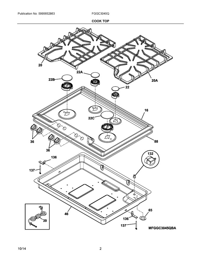 Diagram for FGGC3045QBA