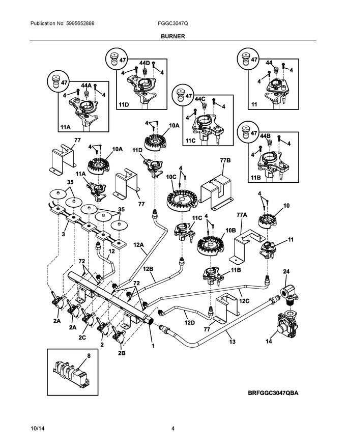 Diagram for FGGC3047QBA