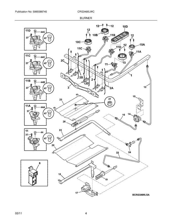 Diagram for CRG3490LWC