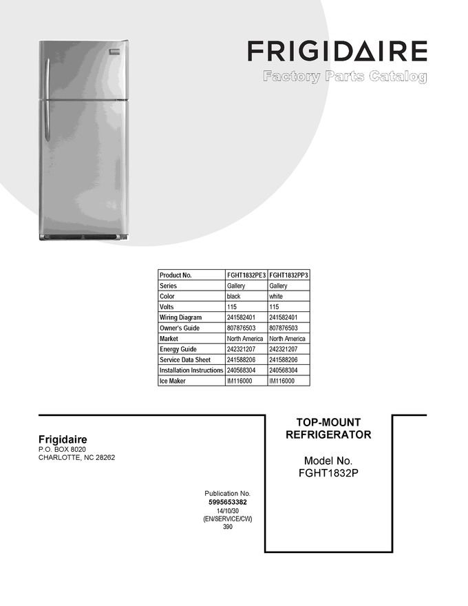 Diagram for FGHT1832PP3