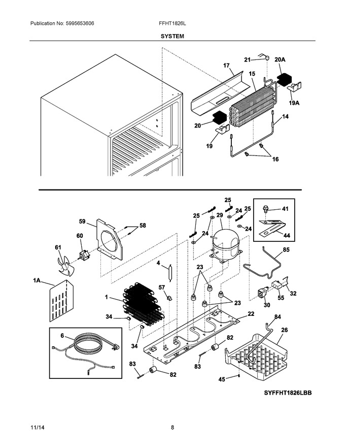 Diagram for FFHT1826LWC