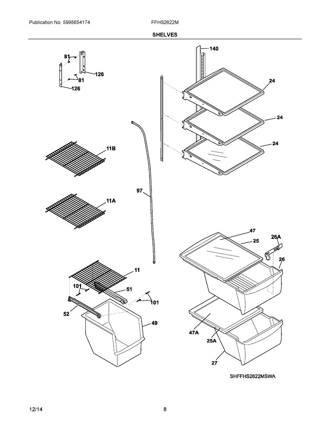 Diagram for FFHS2622MSWA