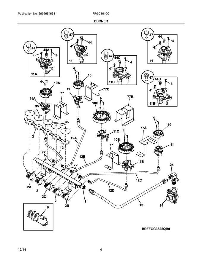 Diagram for FFGC3610QWA