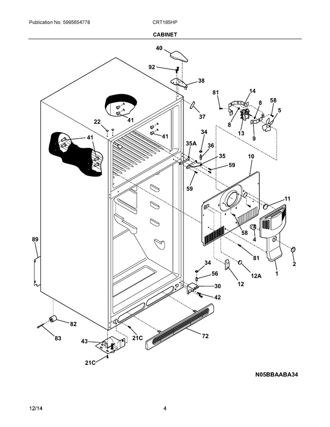 Diagram for CRT185HPB2