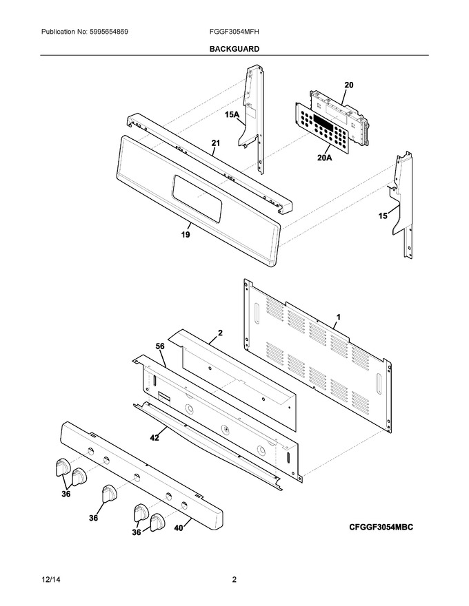 Diagram for FGGF3054MFH