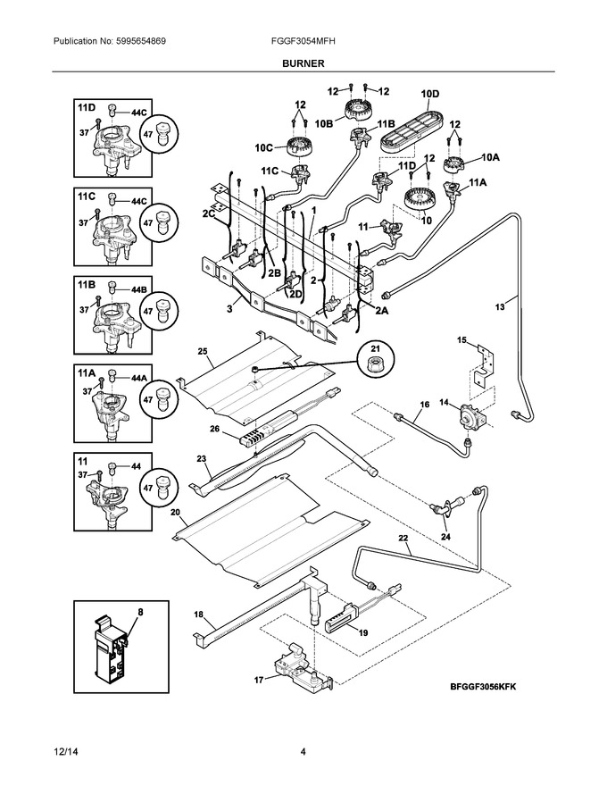 Diagram for FGGF3054MFH