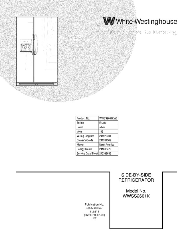 Diagram for WWSS2601KW6