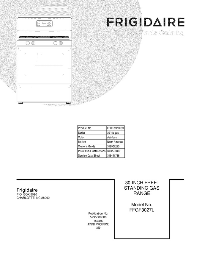 Diagram for FFGF3027LSC