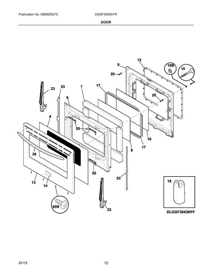 Diagram for DGGF3042KFR