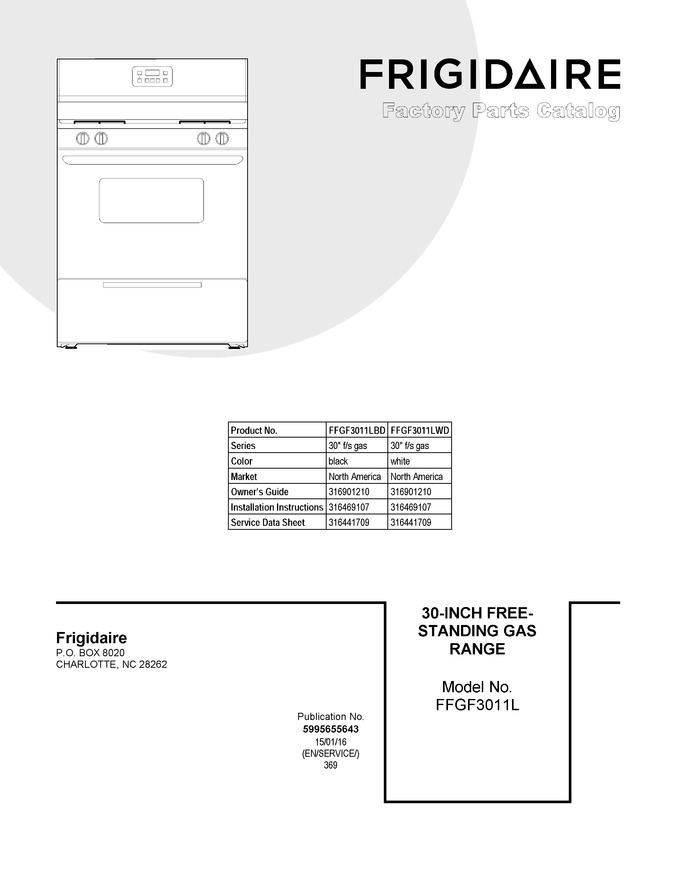 Diagram for FFGF3011LWD